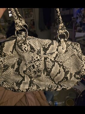 Elle Snake-Print Handbag